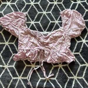 Pacsun Floral Purple Top!